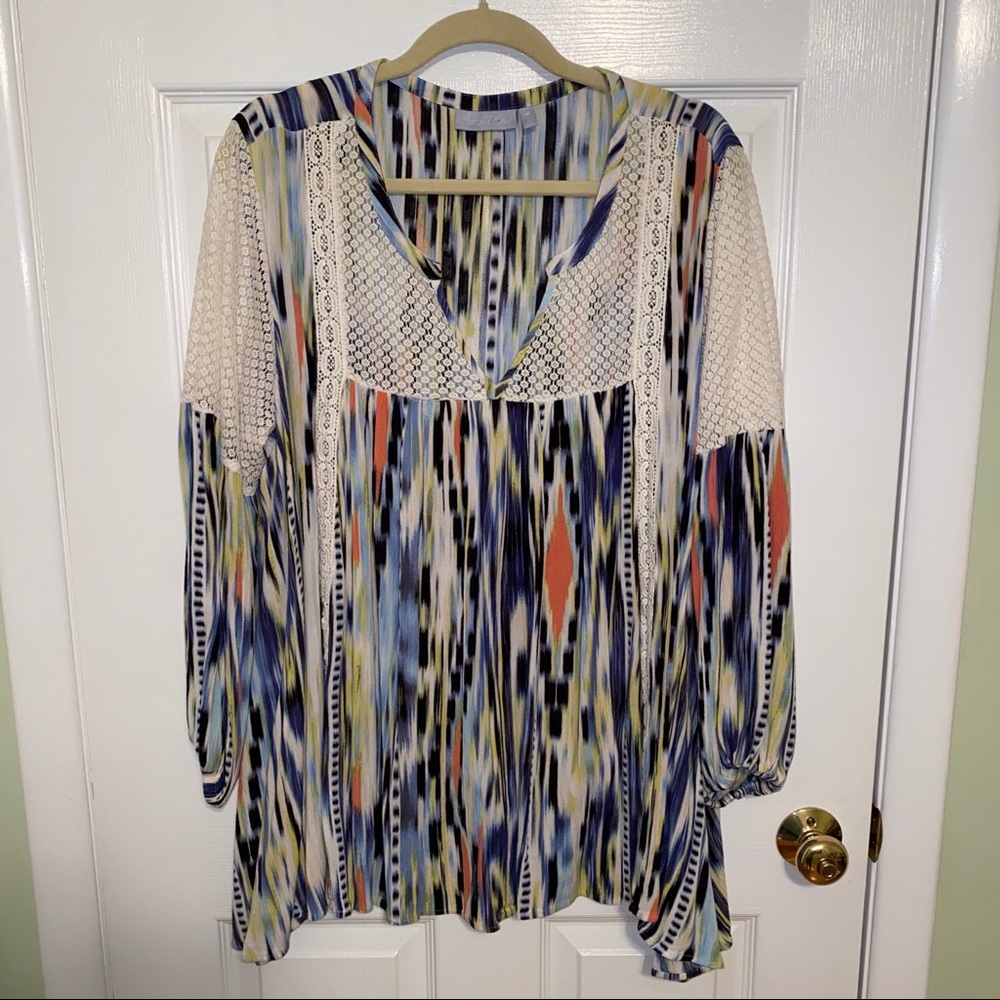 Harper + Liv Colorful Blouse